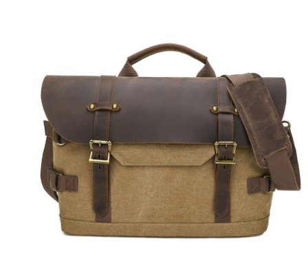 Canvas Schultertasche | BOULDER