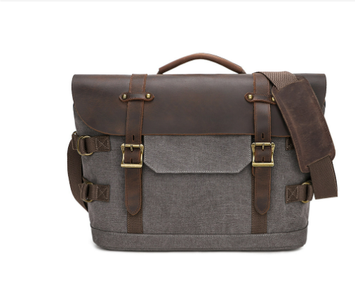 Canvas Schultertasche | BOULDER