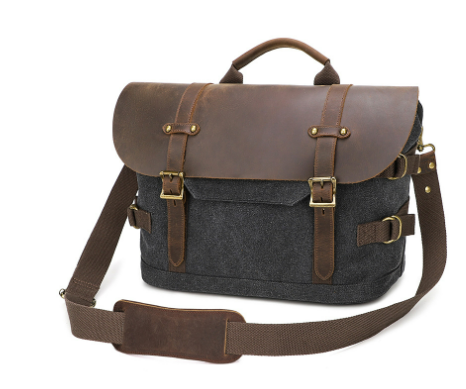 Canvas Schultertasche | BOULDER