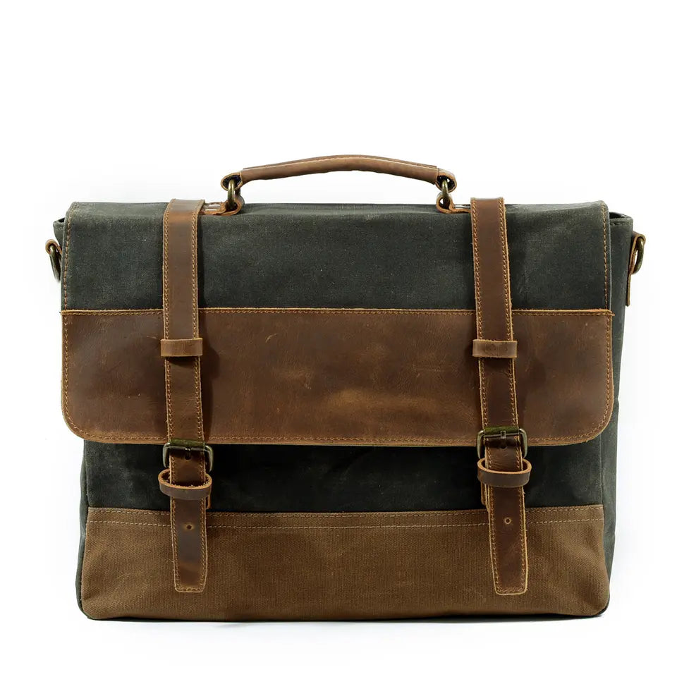 Wachs-Canvas Messenger-Tasche | MOKALO