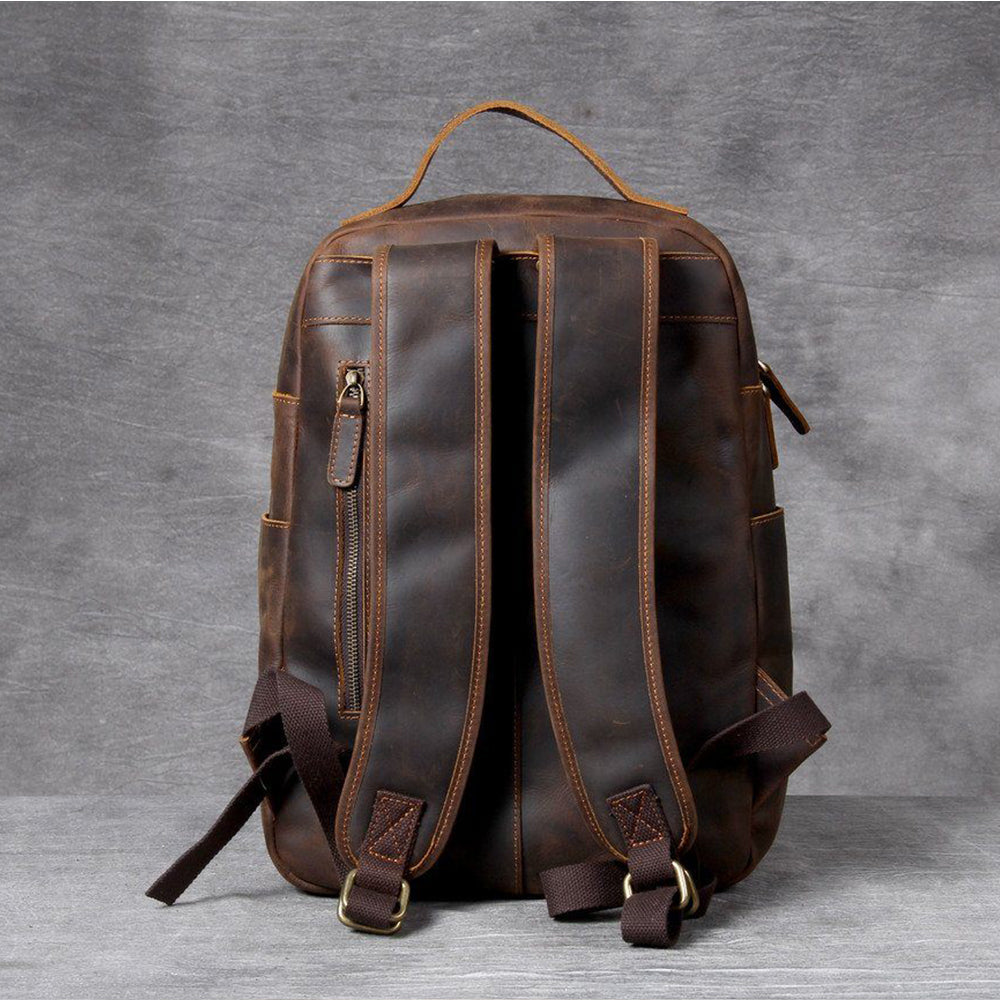 Brauner Leder-Rucksack | MORITZ