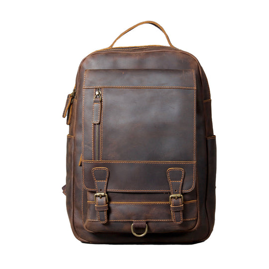 Brauner Leder-Rucksack | MORITZ