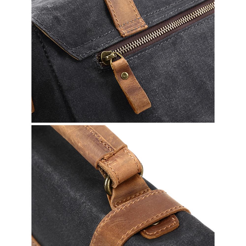 Wachs-Canvas Messenger-Tasche | MOKALO