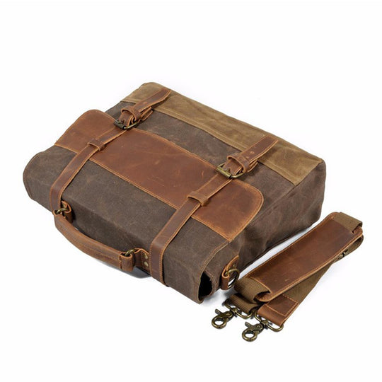 Wachs-Canvas Messenger-Tasche | MOKALO