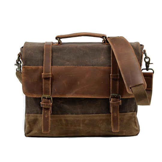 Wachs-Canvas Messenger-Tasche | MOKALO