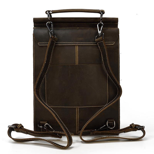 Leder Rucksack-Handtasche | OLDEN