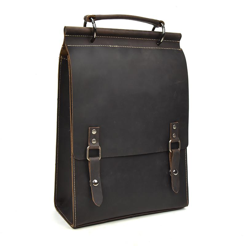 Leder Rucksack-Handtasche | OLDEN