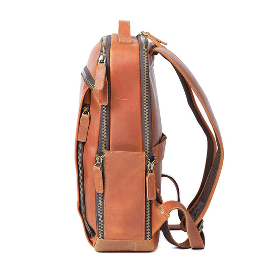 Leder Laptop Rucksack | LARVIK