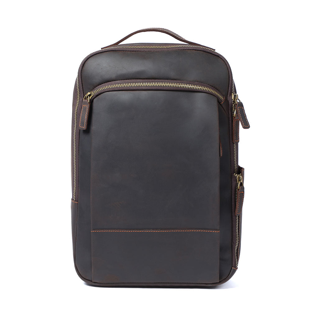 Leder Laptop Rucksack | LARVIK