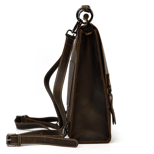 Leder Rucksack-Handtasche | OLDEN