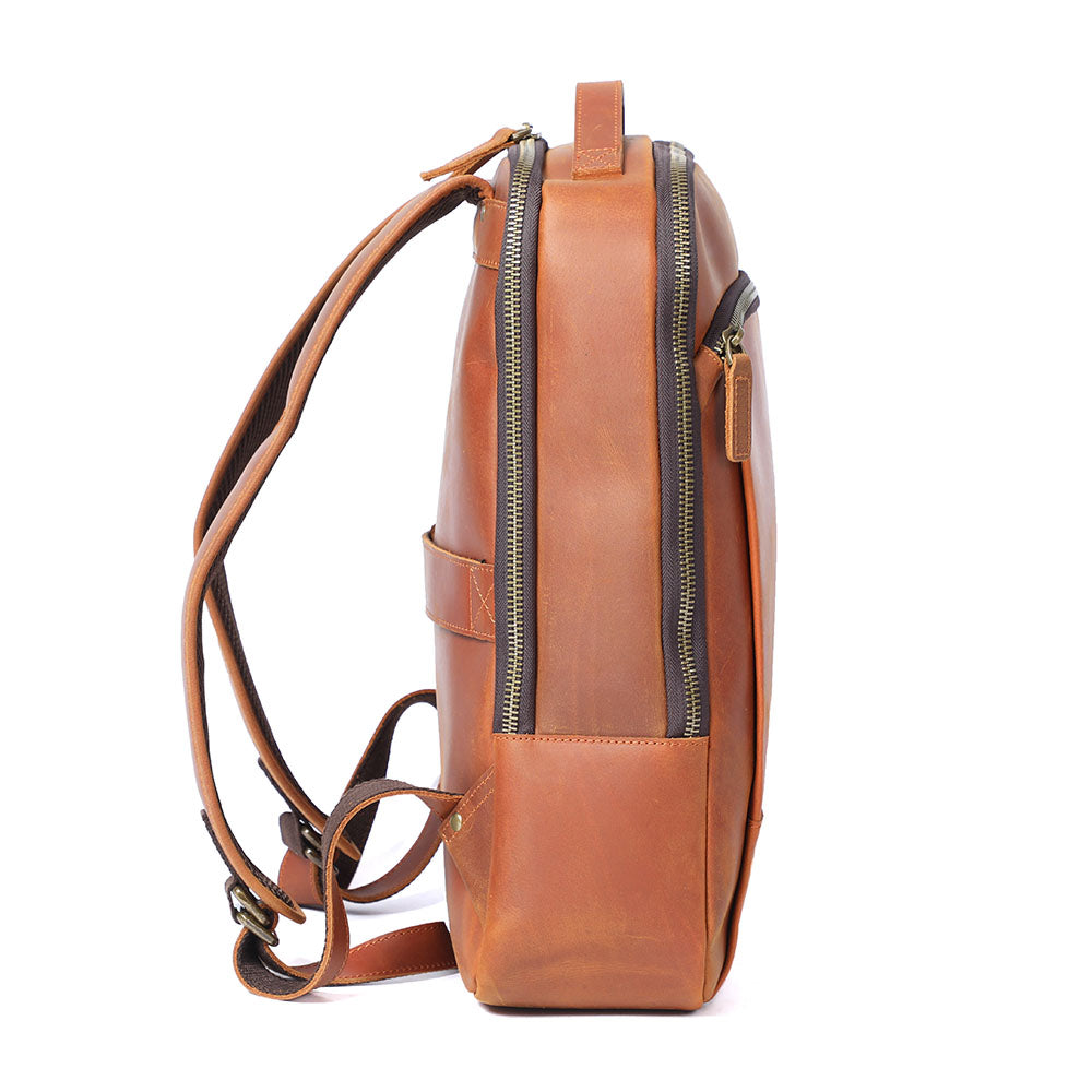 Leder Laptop Rucksack | LARVIK