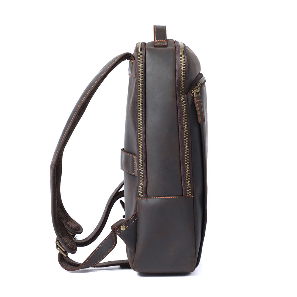 Leder Laptop Rucksack | LARVIK