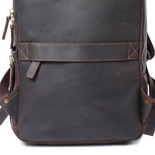 Leder Laptop Rucksack | LARVIK