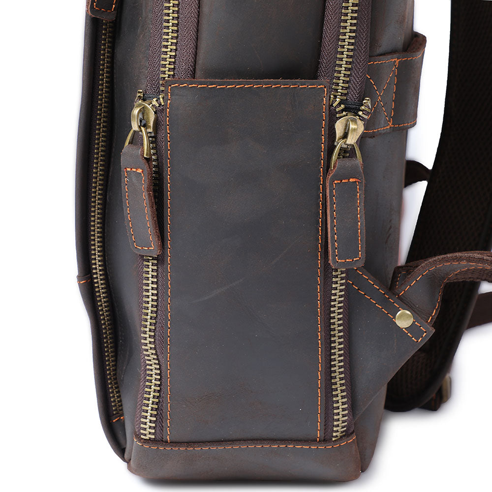 Leder Laptop Rucksack | LARVIK