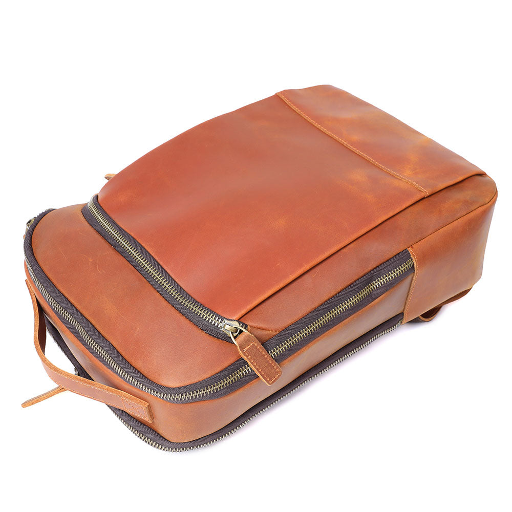 Leder Laptop Rucksack | LARVIK