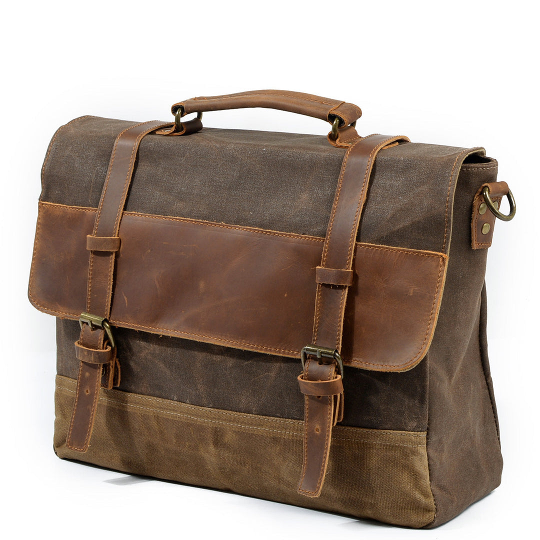 Wachs-Canvas Messenger-Tasche | MOKALO