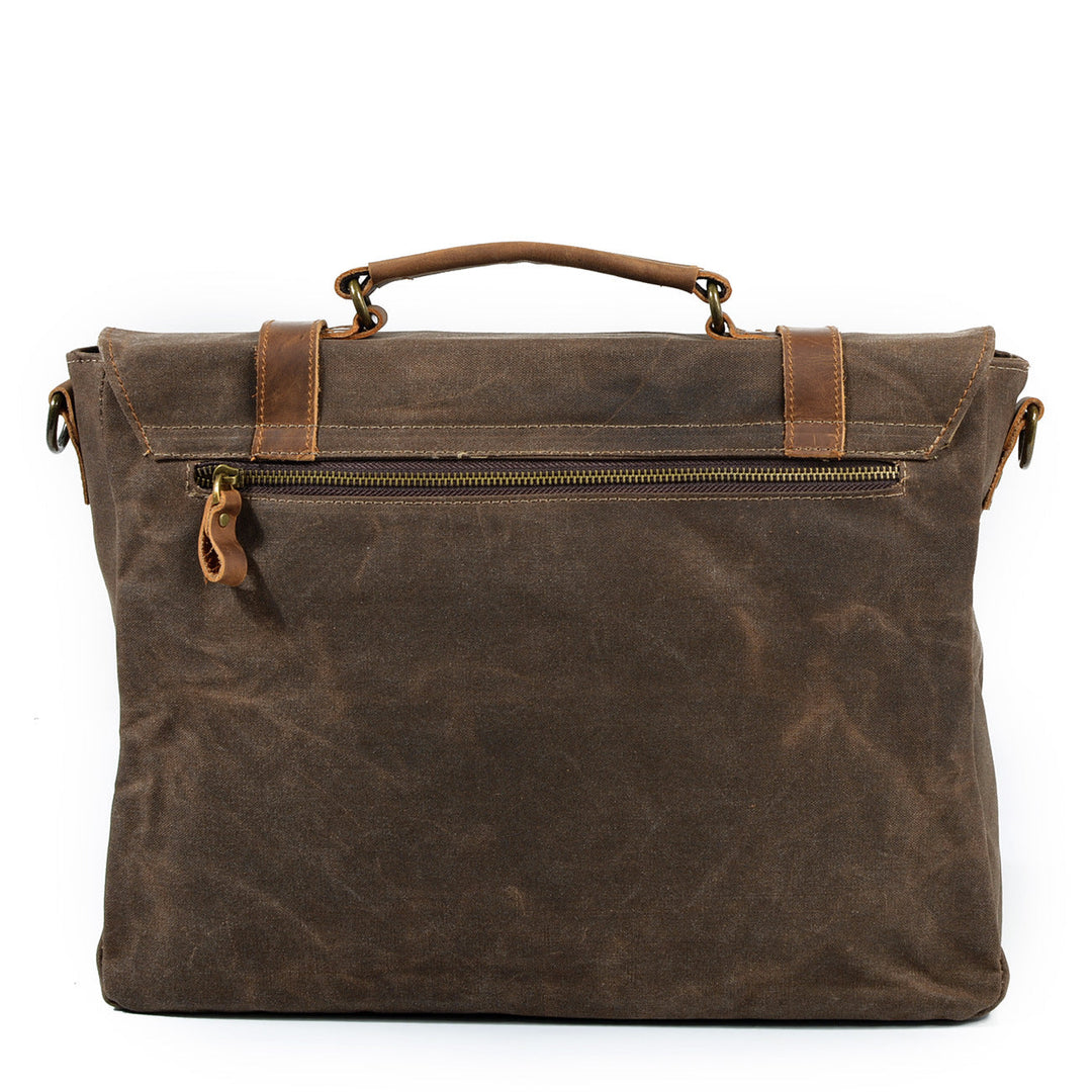 Wachs-Canvas Messenger-Tasche | MOKALO