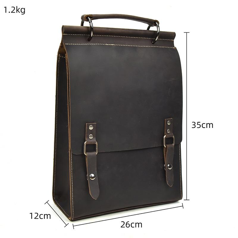 Leder Rucksack-Handtasche | OLDEN