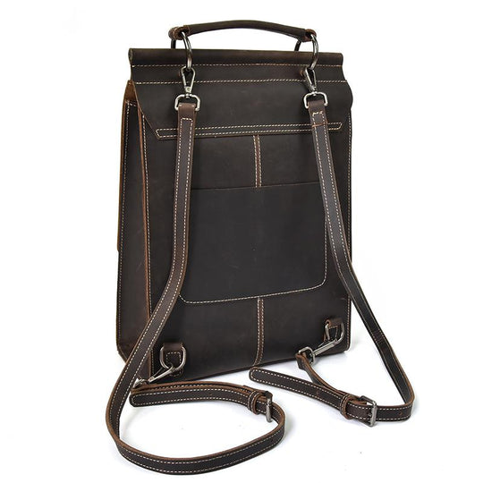 Leder Rucksack-Handtasche | OLDEN