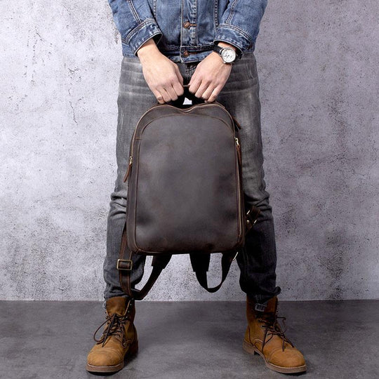 Hellbrauner Lederrucksack | TOLEDO